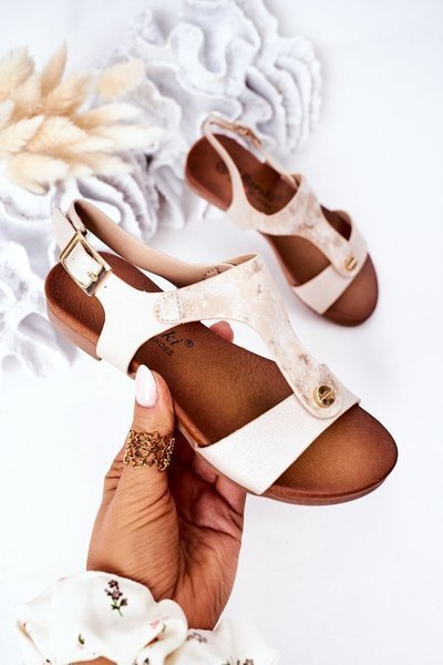 Дитячі босоніжки S.Barski Comfort Gold