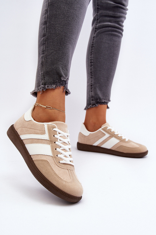 Жіночі низькі кросівки Спортивне взуття бежеві Eudiopis