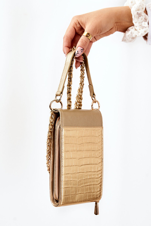 Маленька жіноча сумочка Monnari ETUA020-023 золото