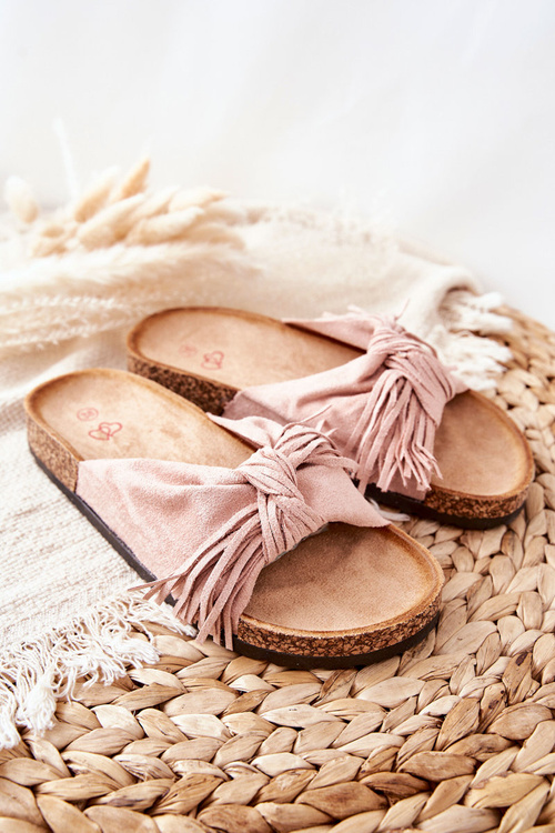 Тапочки на корковій підошві Pink Taryne