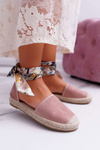 Жіночі еспадрільї стрічкою Pink Mila
