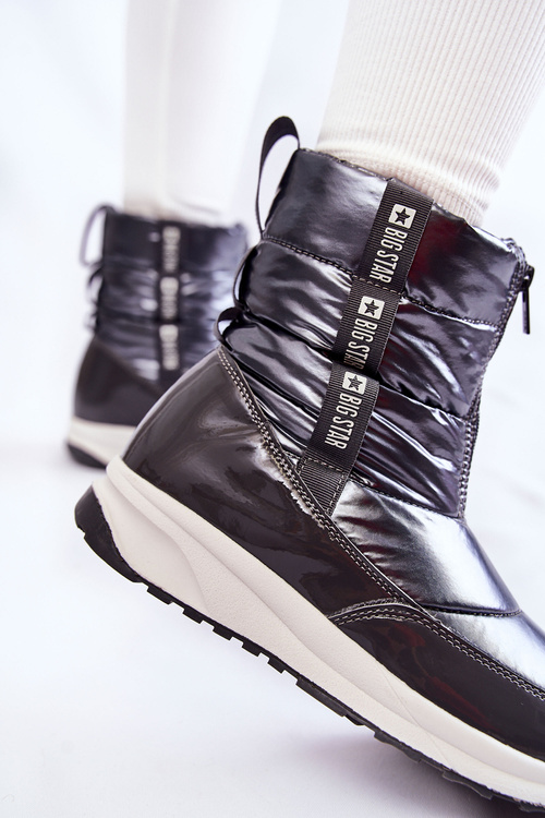 Чоботи жіночі Big Star KK274391 Темно-сірі