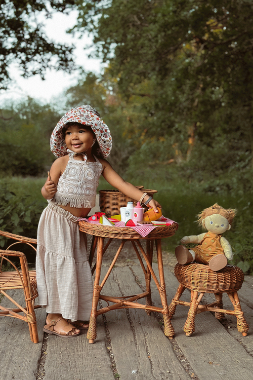 Класичні дитячі босоніжки коричневого кольору Izzy