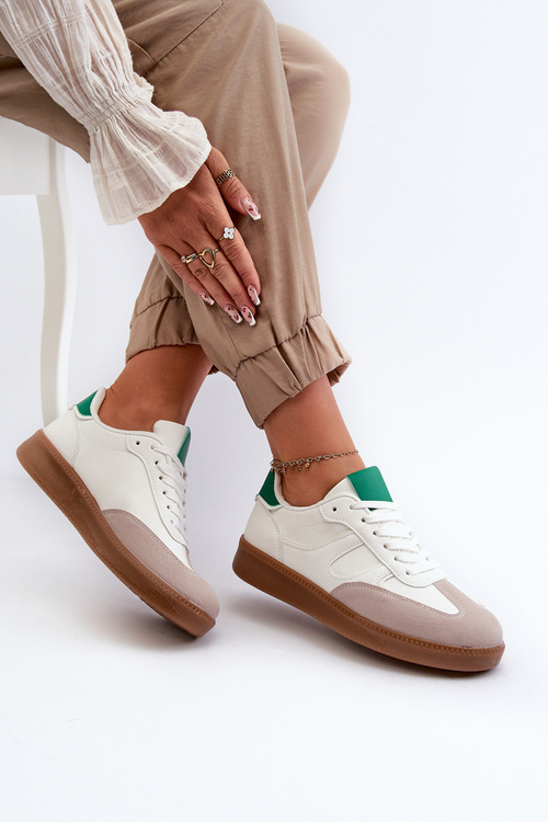 Низькі жіночі білі спортивні кросівки Uvetta