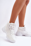 Жіноче замшеве спортивне взуття з ланцюжком Біле Tymagio