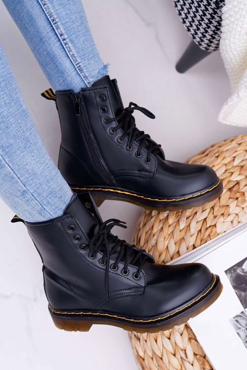 Жіночі черевики Trappers Glans Black Gangsta