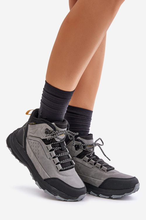 Ізольовані трекінгові черевики для молоді McKeylor 14011 сірі