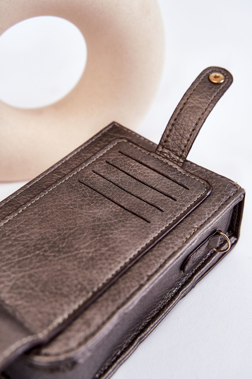 Гаманець маленький з орнаментом графіт Неліс