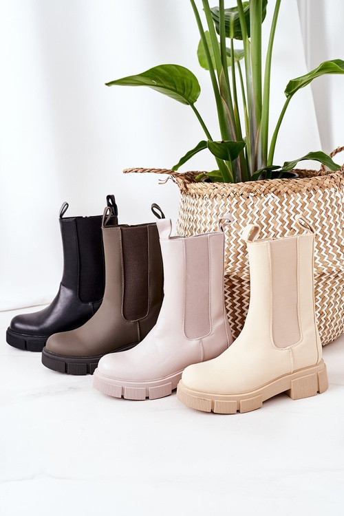 Утеплені черевики челсі сірі Must Have