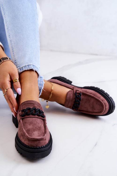 Замшеві лофери La.Fi Brown Sappphira