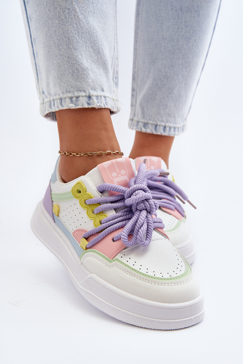 Жіночі кросівки з еко шкіри Multicolor Avanalis