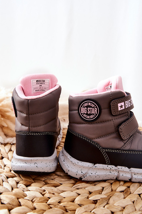 Дитячі снігові черевики Memory Foam Big Star II374071 сірі