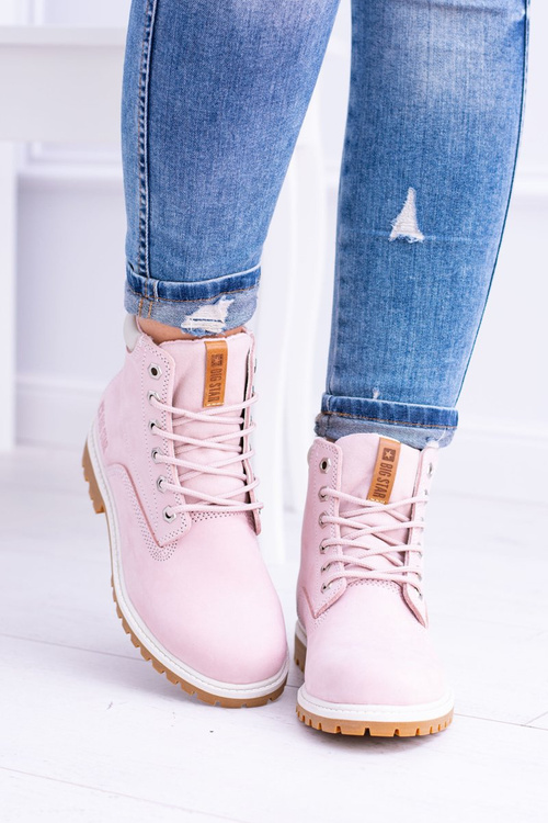 Жіночі черевики Big Star Boots Timber Trappers Powder Pink Timon