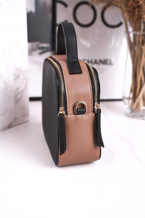Маленька жіноча сумка NOBO NBAG-J0860-C020 Black Beige