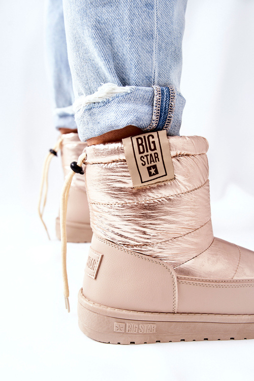Жіночі зимові черевики Big Star II274121 Бежеві