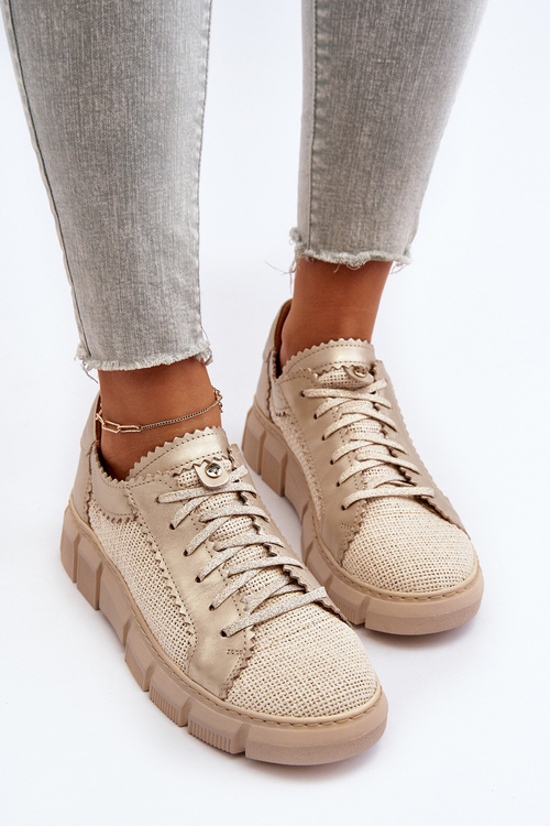 Жіноче шкіряне взуття Maciejka 05850-22 світло-бежевий