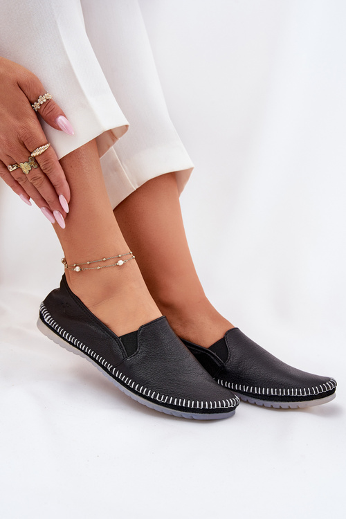 Шкіряні Балерини Maciejka T3512-71 Чорні