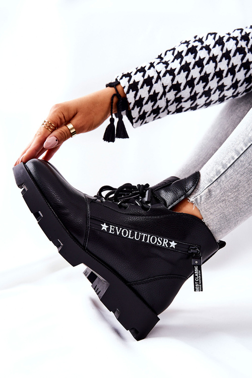 Чоботи з флісовою підкладкою Sergio Leone Black TR740