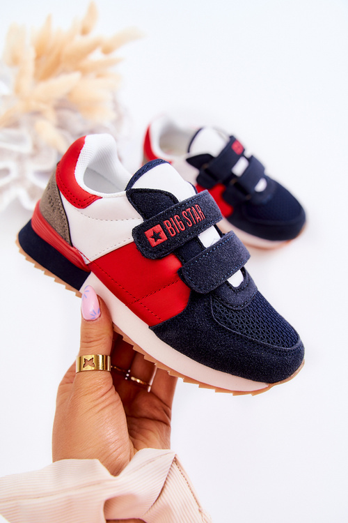 Дитяче спортивне взуття Memory Foam Big Star JJ374256 Темно-синьо-червоний