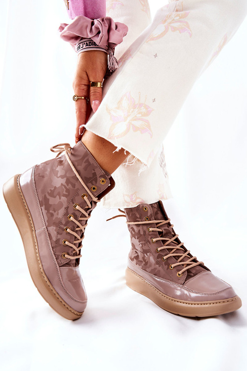 Спортивне шкіряне взуття Lewski 3034 Beige Moro