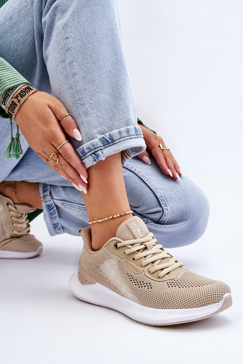 Жіноче легке спортивне взуття Memory Foam System Big Star LL274294 Beige