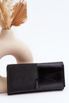 Жіночий гаманець на блискавці з магнітом чорний Harmale