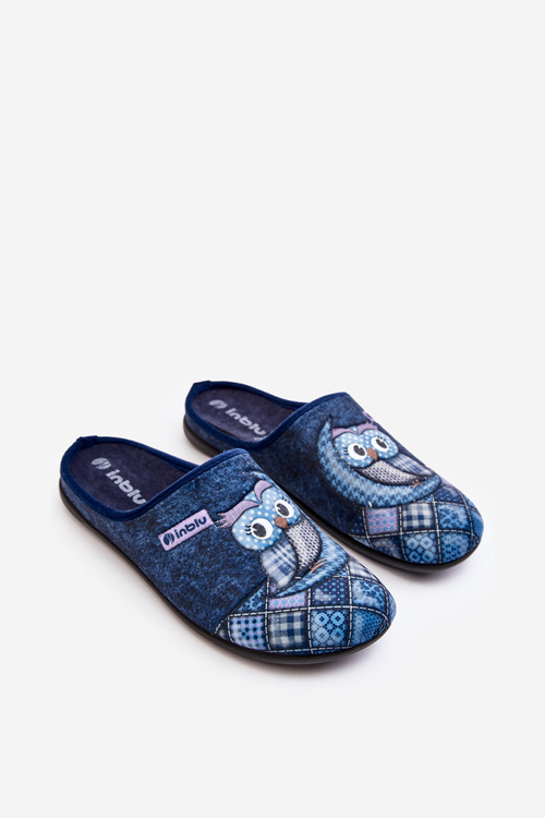 Домашні тапочки Owl Inblu GF000018 Navy Blue