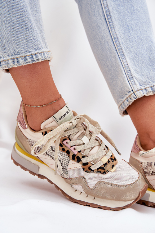 Кросівки Спортивне Взуття Жіноче D.Franklin DFSH378006 Золоті