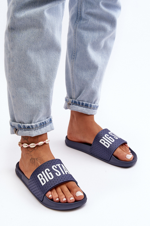 Жіночі класичні сліпони Big Star MM274714 Navy Blue