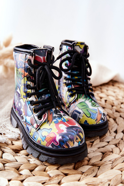 Чоботи дитячі теплі на блискавці кольоровий типтоп