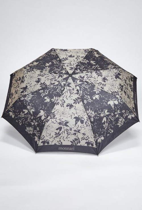 Парасолька складна Monnari UMB0060-M15 Графітово-бежевий