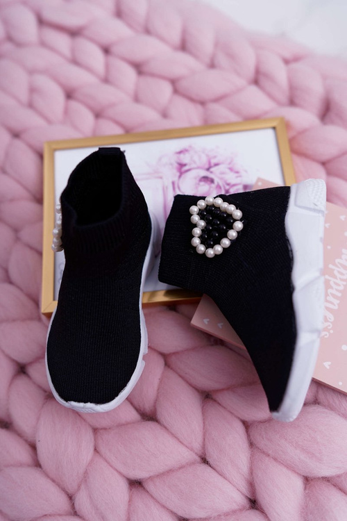 Дитяче спортивне взуття сліпони чорного кольору Sammy