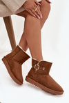 Жіночі зимові черевики з пряжкою Wrangler 20253091.37B Camel