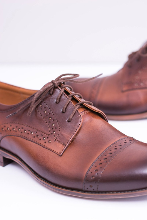 Чоловічі шкіряні ділові півчеревики Gerard Brown