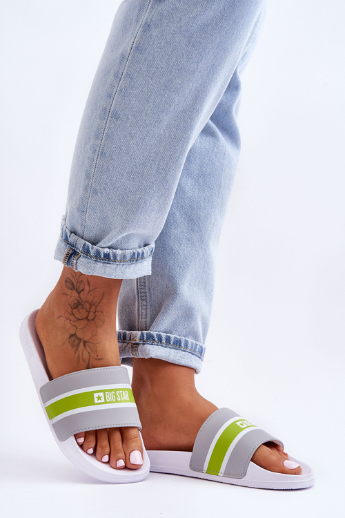 Тапочки Light Foam Big Star JJ274647 White-Gray