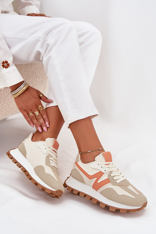 Жіночі бежеві спортивні кросівки Kalelia