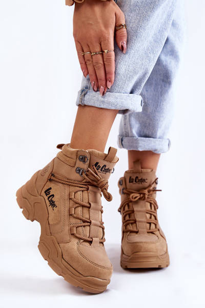 Жіноче трекінгове взуття Trappers Lee Cooper LCJ-22-31-1442 коричневий