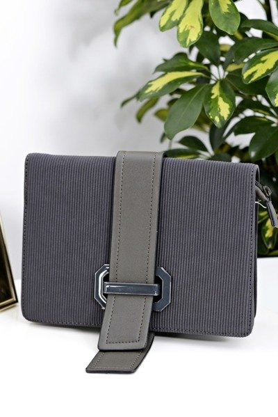 Жіноча сумочка сіра Letterbox