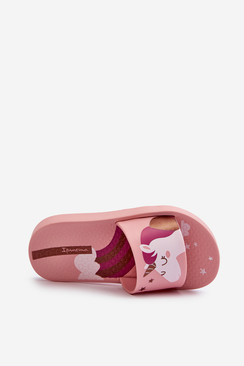 Тапочки для дівчинки з єдинорогом 83474 Ipanema Urban V Slide Дитячі рожеві