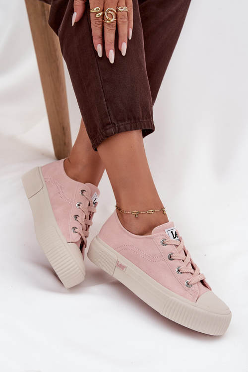 Жіночі кеди на платформі LEE ISLA C WOMEN LOW 50253001.78E Рожеві