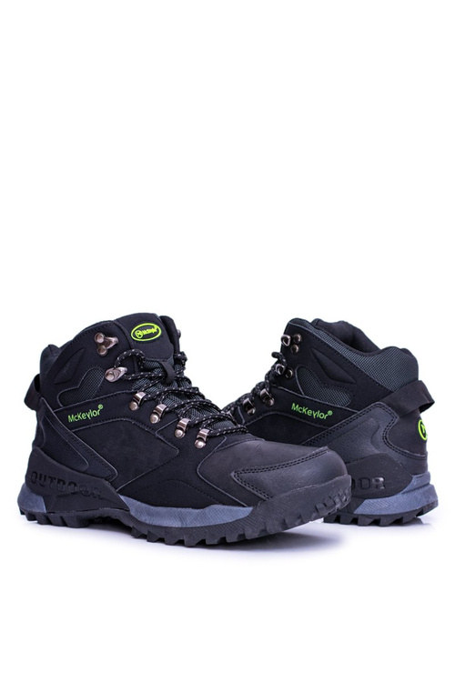 Чоловіче трекінгове взуття Padava з флісовою підкладкою чорного кольору