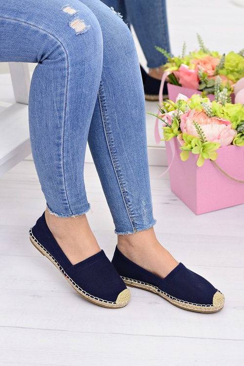 Жіночі темно-сині еспадрільї Lupita