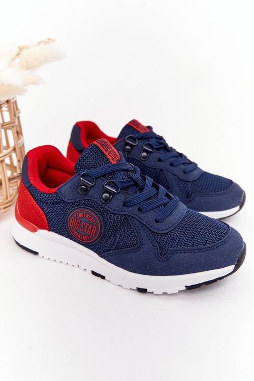 Дитяче спортивне взуття Memory Foam Big Star HH374175 Navy Blue
