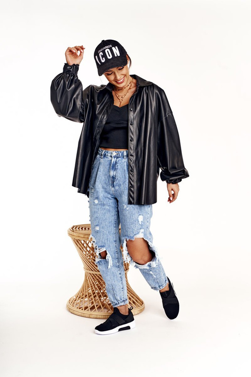 Жіноче спортивне взуття без сліпів з піни з ефектом пам'яті Big Star FF274890 Чорний