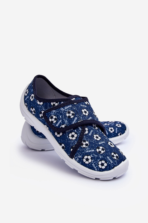 Тапочки для хлопчика М'ячі Befado 974Y509 Сині