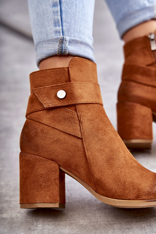 Жіночі замшеві черевики La.Fi 260041C-SU Camel