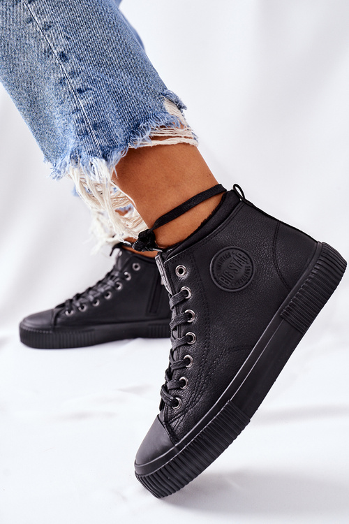 Високі утеплені кросівки Big Star II274157 Чорні