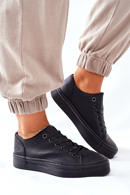 Жіночі кросівки на платформі BIG STAR II274098 Чорні