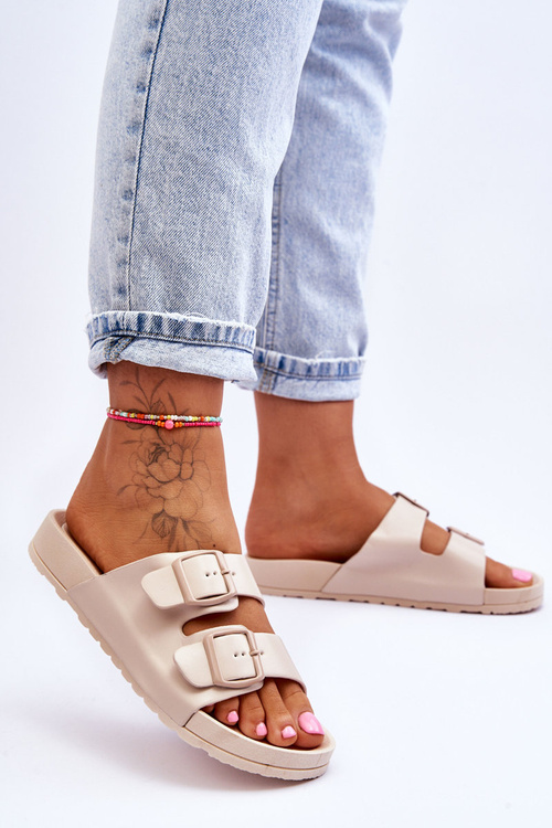 Жіночі шорти на платформі бежеві Vertigo