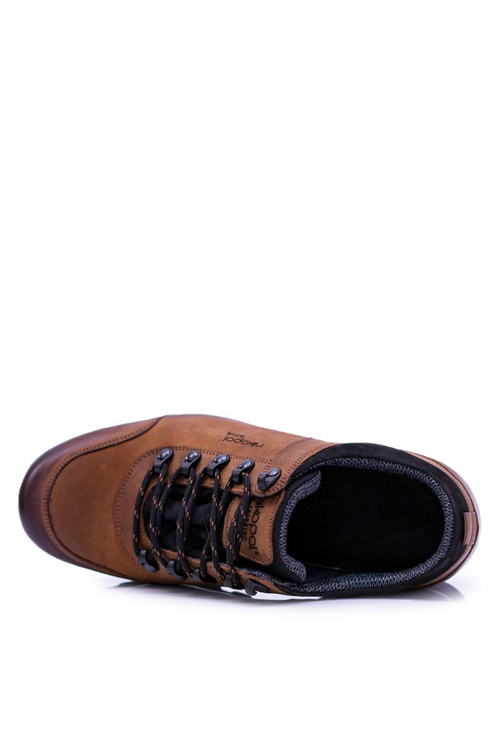 Чоловічі трекінгові коричневі півчеревики Нікополь 1685